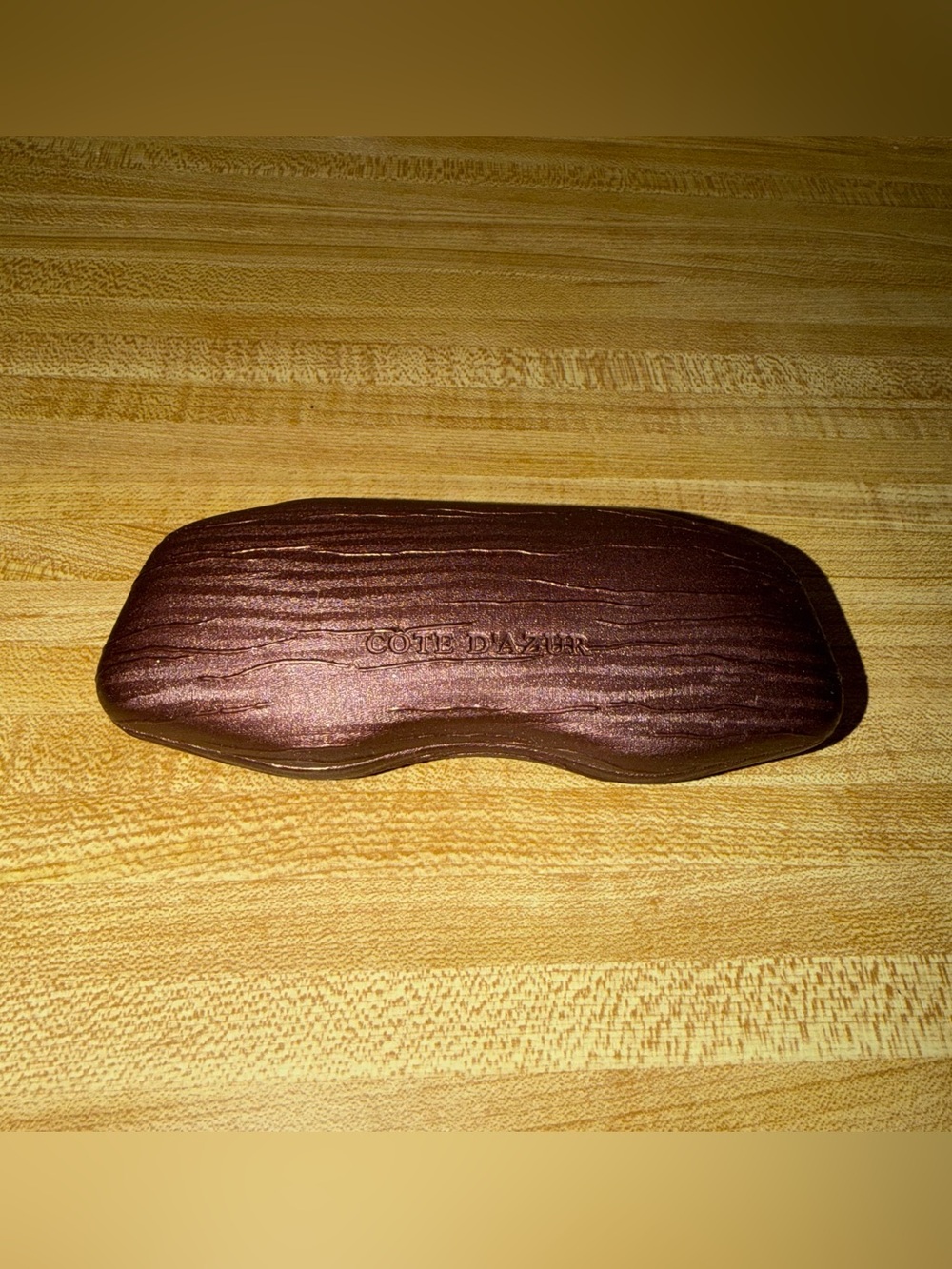 Cote D'Azur Brown/maroon Eyewear‎ Case eyeglasses sunglasses case sparkles